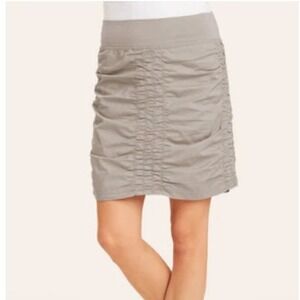 XCVI Skirt Trace Skirt Pull On Ruched Mini Skirt Casual‎ Comfortable Md PETITE
